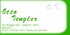 otto tengler business card